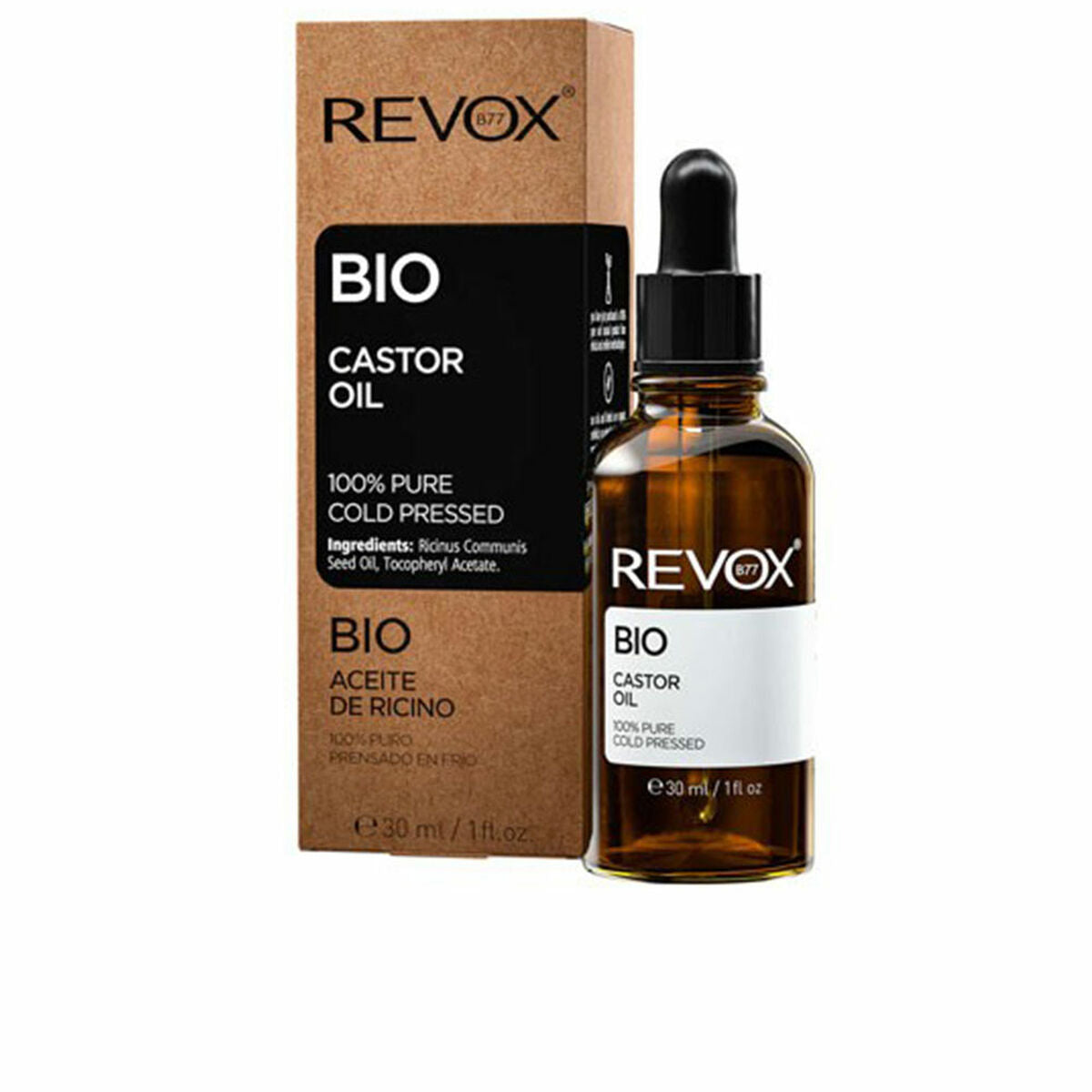 Huile de Ricin Bio — Cheveux, Cils & Peau