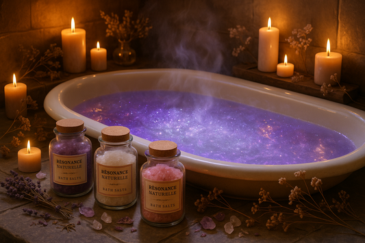 Bain rituel aux sels et plantes : comment transformer votre bain en rituel sacré