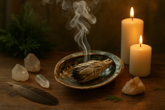 Purifier son espace avec la sauge et le sel : un rituel ancestral toujours vivant