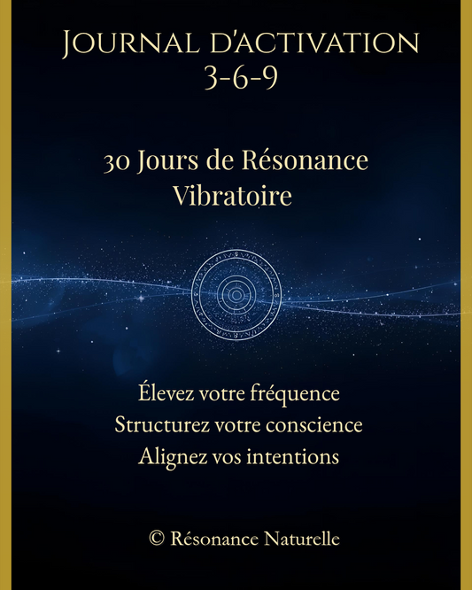 Journal d'Activation Tesla 3-6-9 30 Jours de Résonance Vibratoire