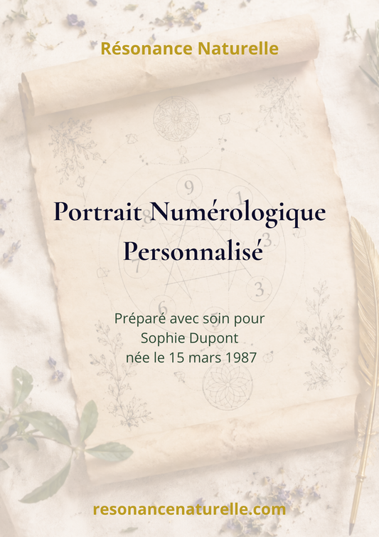 Portrait Numérologique Personnalisé
