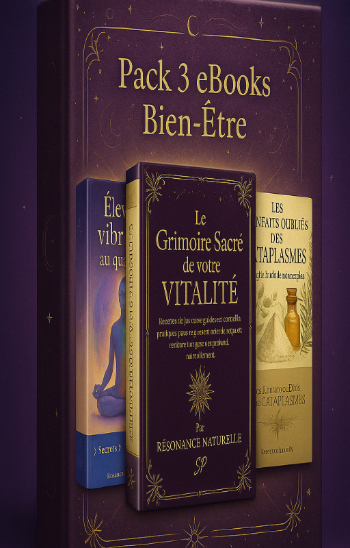 Pack 3 Ebook pour votre bien-être