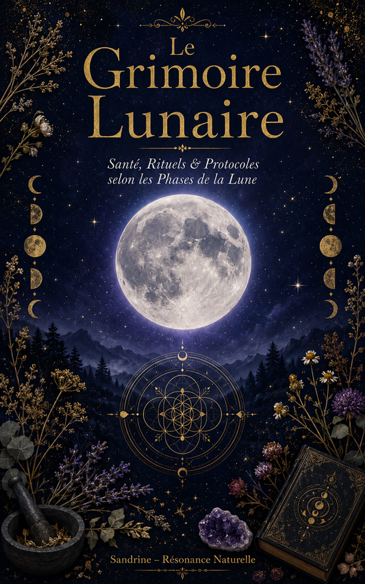 Le Grimoire Lunaire — Santé, Rituels & Protocoles selon les Phases de la Lune